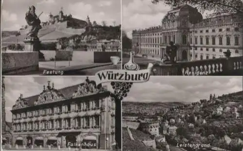 Würzburg - u.a. Residenz - ca. 1960