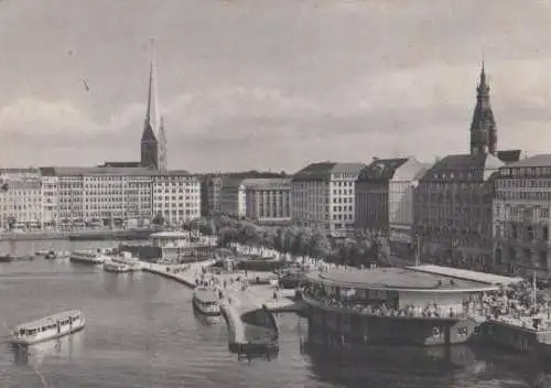 Hamburg - Jungfernstieg - 1959