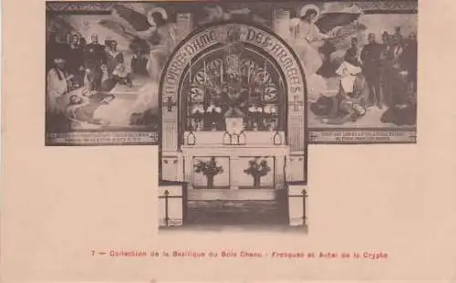 Fresques et Autel de la Crypta - ca. 1955