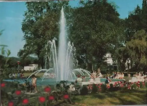 Bad Breisig - Springbrunnen im Kurpark - 2002