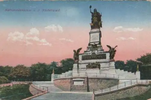 Rüdesheim - Nationaldenkmal - Niederwald - ca. 1925