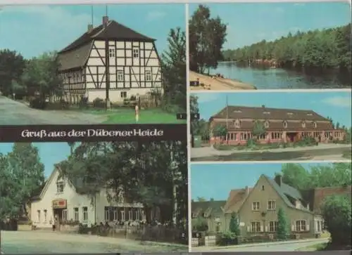 Dübener Heide - u.a. Heidegasthof - 1972