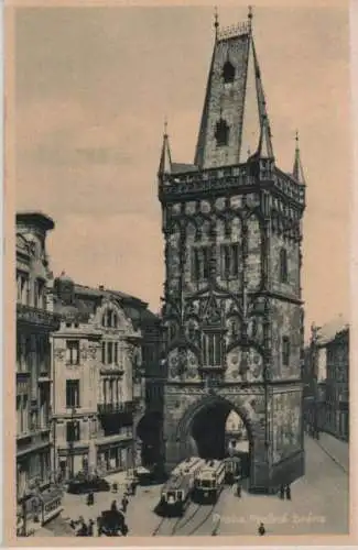 Tschechien - Tschechien - Prag - Praha - Prasna brana - ca. 1950