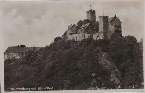 Eisenach - Wartburg von Südwest - 1934