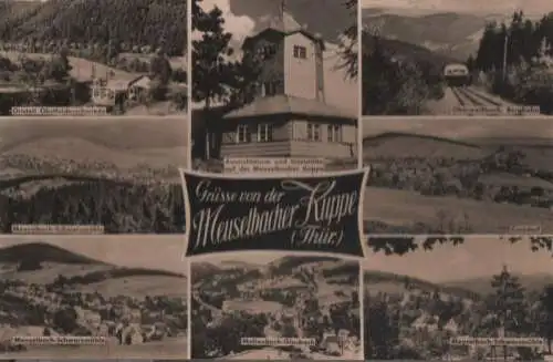 Meuselbacher Kuppe - u.a. Aussichtsturm und Gaststätte - 1965