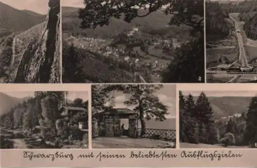 Schwarzburg - Ausflugsziele, u.a. Trippstein - 1964