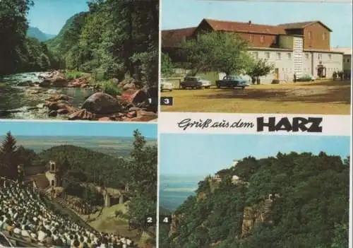 Harz - u.a. Blick zum Hexentanzplatz - 1986