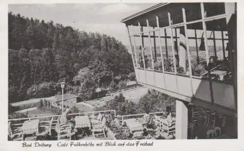 Bad Driburg - Blick auf Freibad - 1959