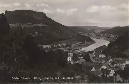 Königstein - mit Lilienstein - 1966