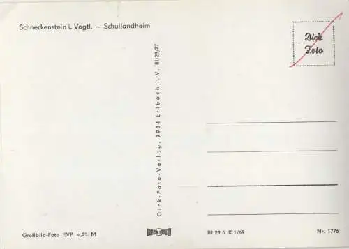 Tannenbergsthal, Schneckenstein - Schullandheim