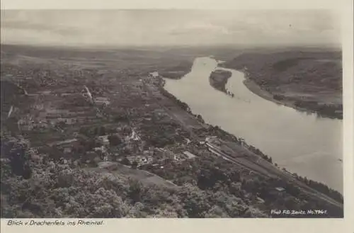 Drachenfels - Blick zum Rhein