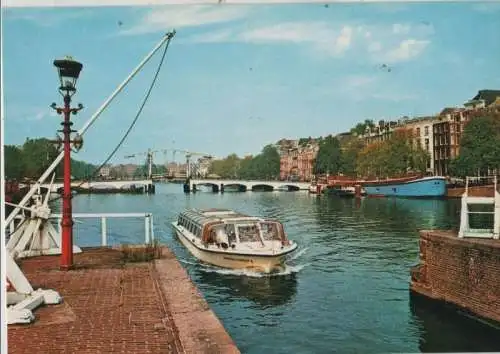 Niederlande - Niederlande - Amsterdam - Magere brug met Amstelsluizen - ca. 1980