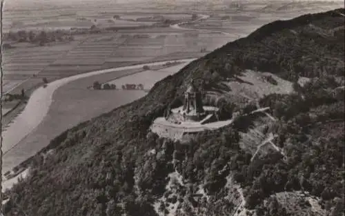 Porta Westfalica - Kaiser-Wilhelm-Denkmal auf Wittekindberg - ca. 1955