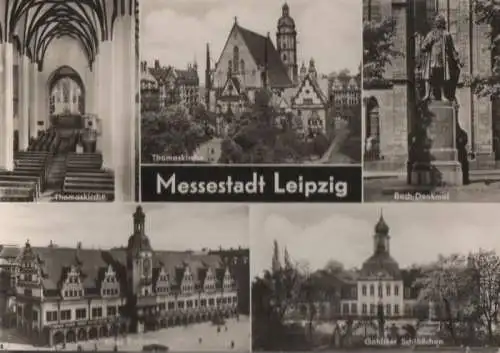 Leipzig - u.a. Thomaskirche - 1972