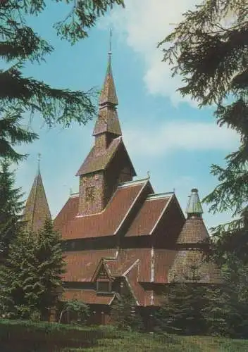 Goslar Hahnenklee - Bockswiese, Stabkirche - ca. 1980