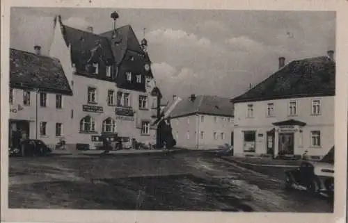 Bad Klosterlausnitz - Markt mit Rathaus - 1953