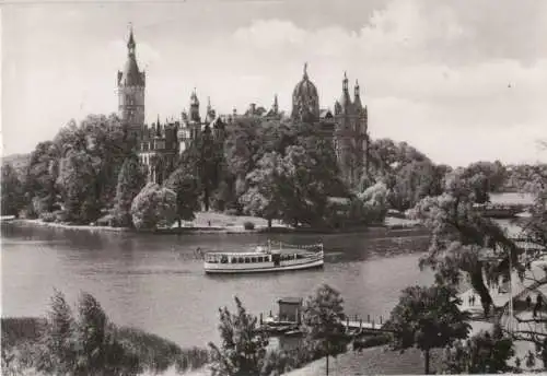 Schwerin - Blick zum Schloß - 1980