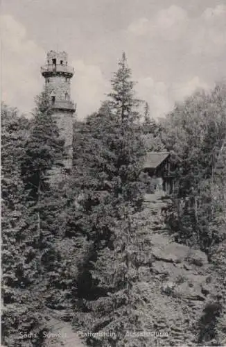 Sächsische Schweiz - Pfaffenstein, Aussichtsturm - 1963