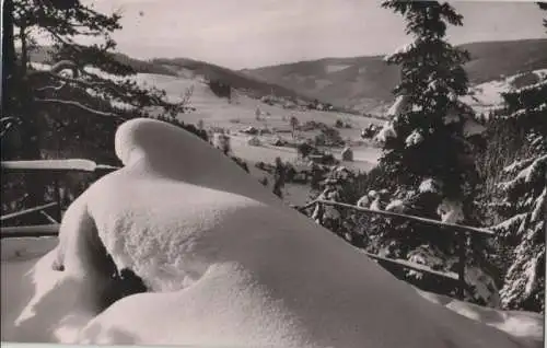 Warmensteinach - Blick vom Höllfelsen - ca. 1960