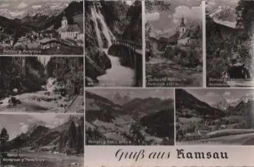 Ramsau - u.a. Wimbachklamm - 1961