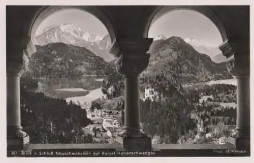 Hohenschwangau von Neuschwanstein - ca. 1955