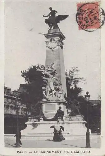 Frankreich - Paris - Frankreich - Monument de Gametta