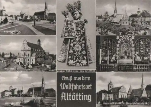 Altötting - u.a. Gnadenkapelle - ca. 1960