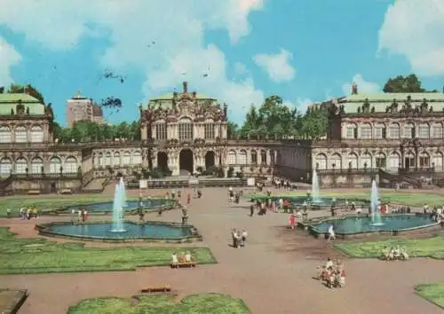 Dresden - Zwinger, Zwingerhof - 1980