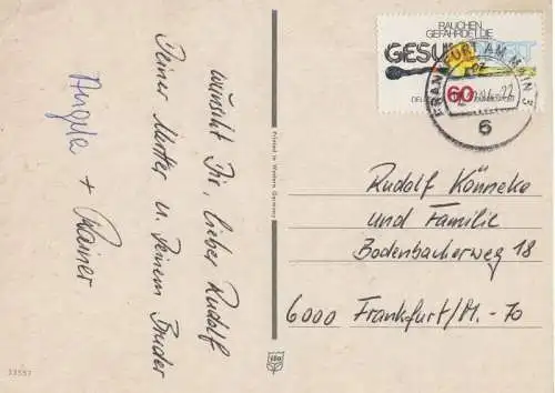 Weihnachtsgruß Winterlandschaft