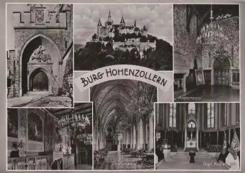 Burg Hohenzollern bei Bisingen - mit 6 Bildern - 1965