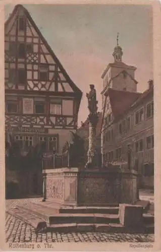 Rothenburg o.T. - Kapellenplatz - ca. 1935