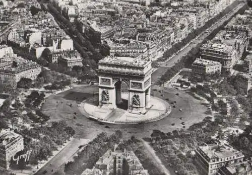 Frankreich - Frankreich - Paris - Arc de Triomphe - ca. 1955