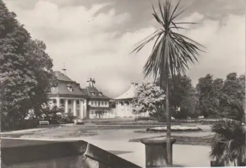 Dresden - Pillnitz - Blick zum Wasserpalais - 1974