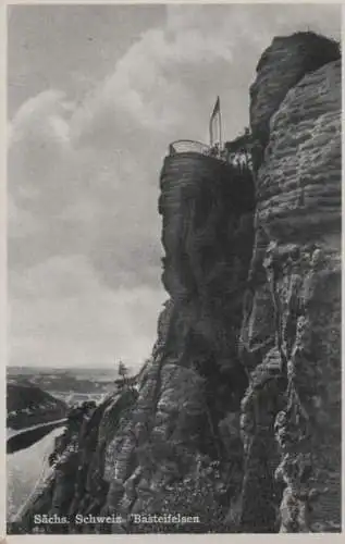 Sächsische Schweiz - Basteifelsen - ca. 1955