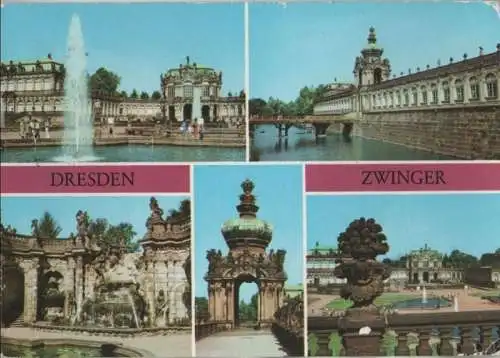 Dresden - Zwinger, u.a. Kronentor - 1978