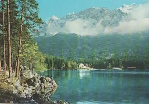 Eibsee (See) - gegen Riffelwand - ca. 1985