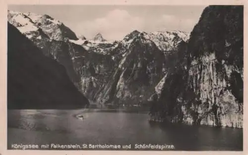 Königssee - mit Falkenstein - ca. 1950