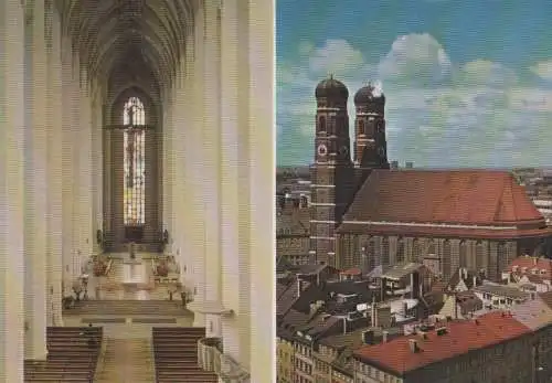 München - Frauenkirche innen und außen - ca. 1980