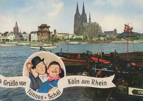 Köln - Dom und Rheinufer