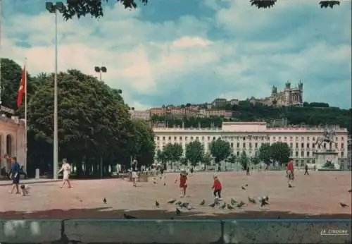 Frankreich - Frankreich - Lyon - Le Place Bellecour - ca. 1980