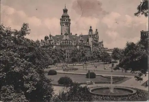 Leipzig - Neues Rathaus - ca. 1965