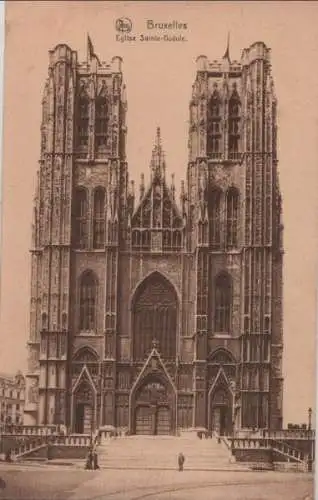 Belgien - Belgien - Brüssel - Bruxelles - Eglise Sainte-Gudule - ca. 1935