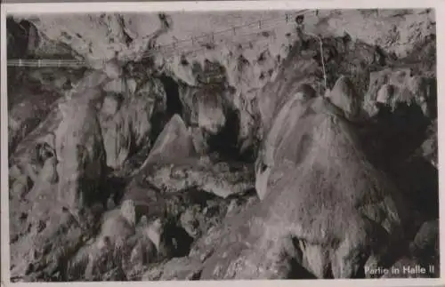 Sonnenbühl-Erpfingen - Karlshöhle, Partie in Halle II - 1950