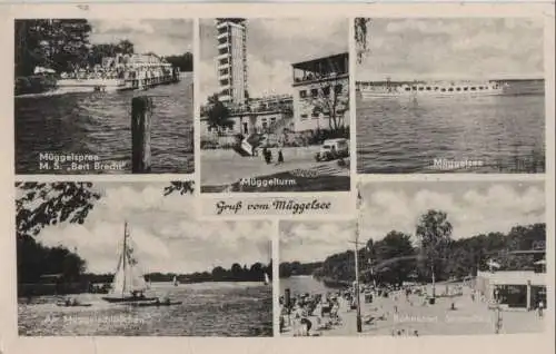 Berlin-Köpenick, Müggelsee - u.a. Schiffe - ca. 1965