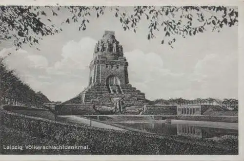 Leipzig - Völkerschlachtdenkmal - ca. 1955