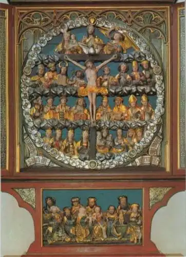 Wolframs-Eschenbach - Marienmünster, Rosenkranzaltar - ca. 1990