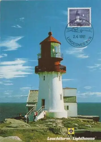 Norwegen - Lindesnes - Norwegen - Leuchtturm