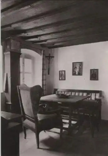 Augsburg - Fuggerei, Wohnzimmer - ca. 1960