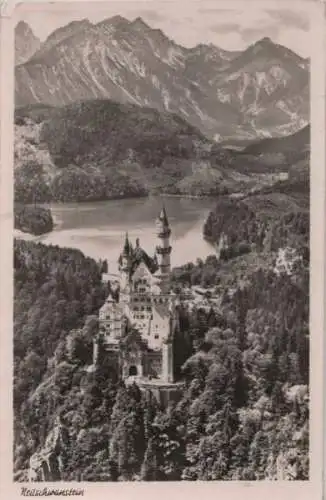 Neuschwanstein (OT von Schwangau) - vor dem Gebirge