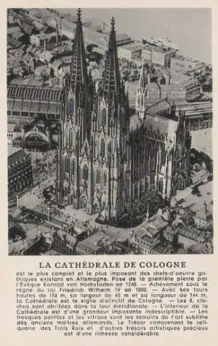 Köln - La Cathedrale de Cologne - ca. 1960